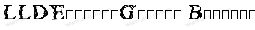 LLDEtechnoGlitch Bol字体转换